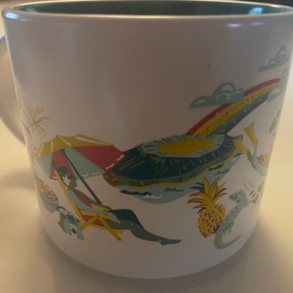 STARBUCKS *DISCOVERY SERIES* HAWAII *WAIKIKI* COFFEE MUG CUP 14 oz. New with Box - Picture 2 of 3